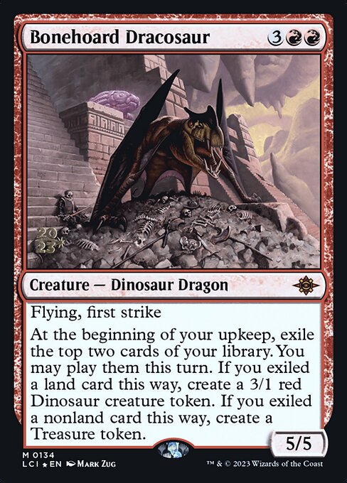 Bonehoard Dracosaur (134s) [The Lost Caverns of Ixalan Promos]