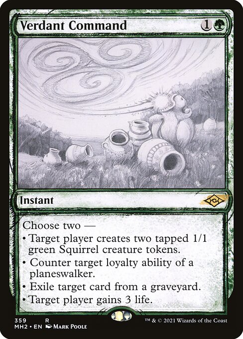 Verdant Command (359) [Modern Horizons 2] [Showcase]