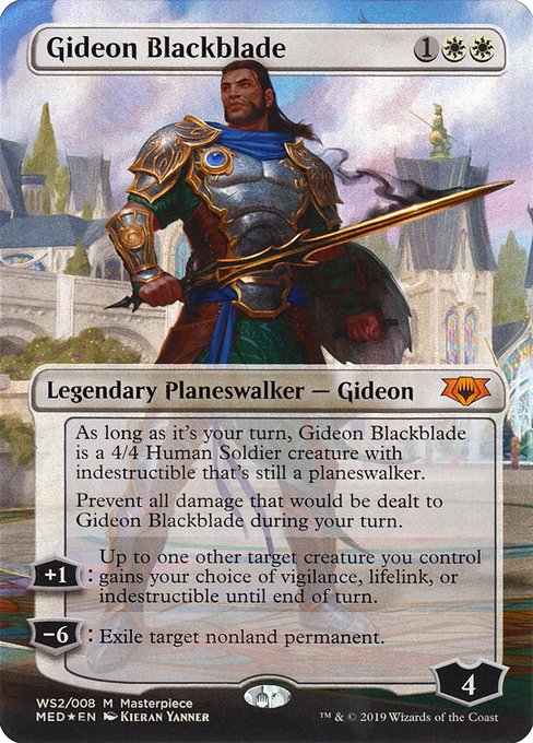 Gideon Blackblade (WS2) [Mythic Edition] [Borderless]