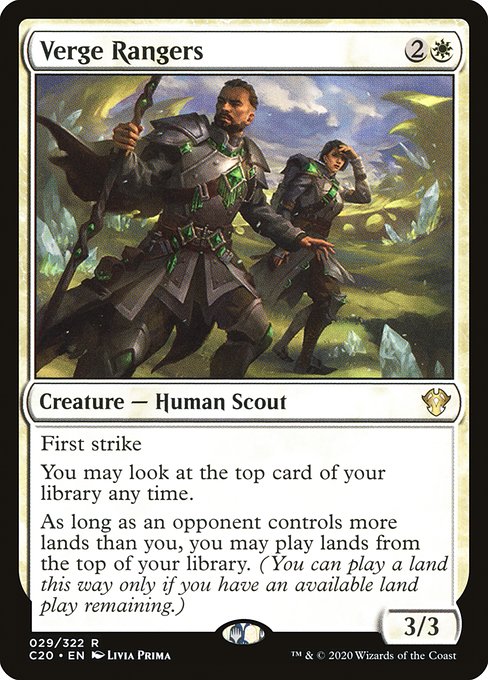 Verge Rangers (29) [Commander 2020]