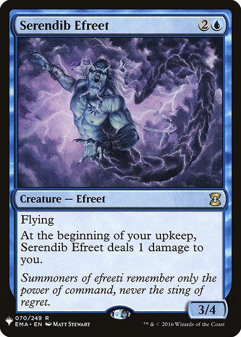 Serendib Efreet (EMA-70) [The List]