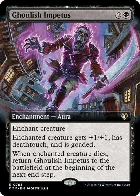 Ghoulish Impetus (763) [Commander Masters] [Extended Art]