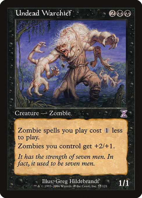 Undead Warchief (52) [Time Spiral Timeshifted]