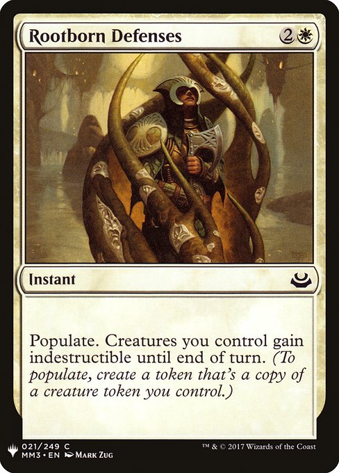 Rootborn Defenses (MM3-21) [The List]