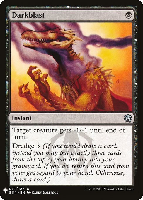 Darkblast (GK1-51) [The List]