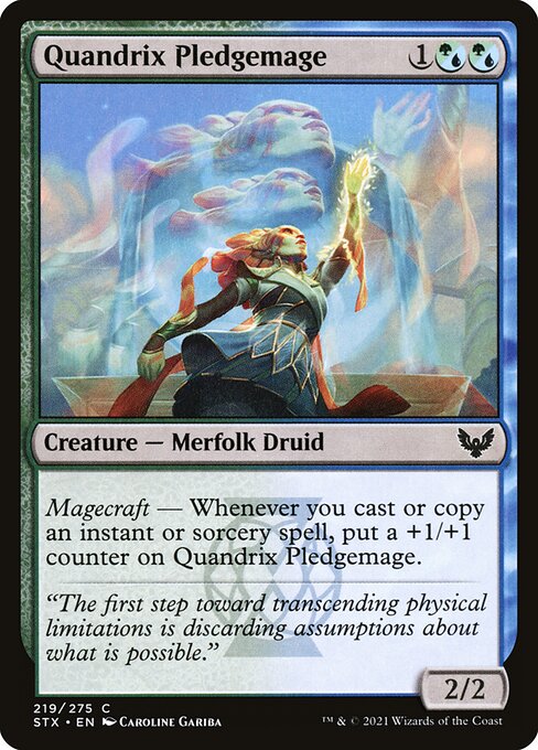 Quandrix Pledgemage (219) [Strixhaven: School of Mages]