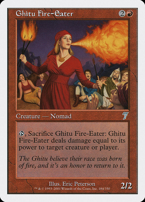 Ghitu Fire-Eater (184) [Seventh Edition]