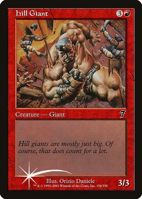 Hill Giant (196★) [Seventh Edition]