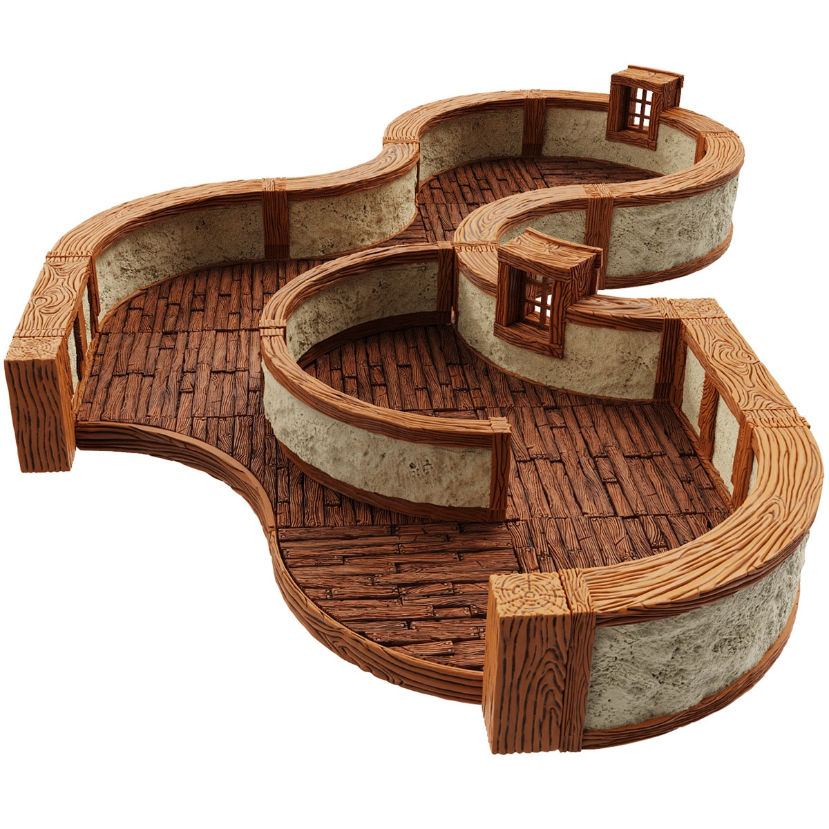 WARLOCK DUNGEON TILES III TOWN VILLAGE CURVES image 2