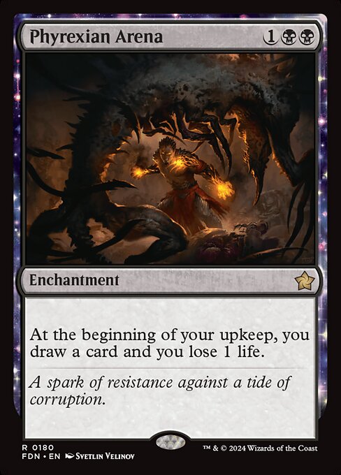 Phyrexian Arena (180) [Foundations]