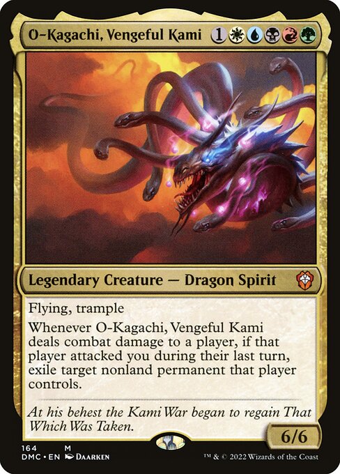 O-Kagachi, Vengeful Kami (164) [Dominaria United Commander]