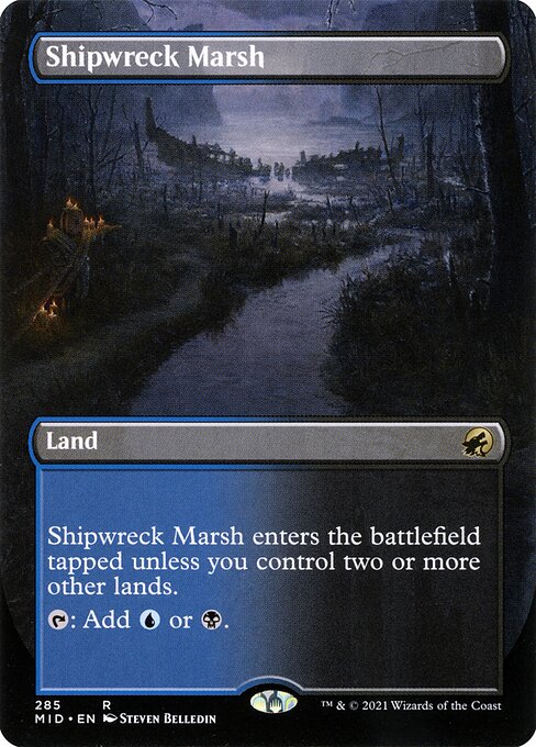 Shipwreck Marsh (285) [Innistrad: Midnight Hunt] [Borderless]