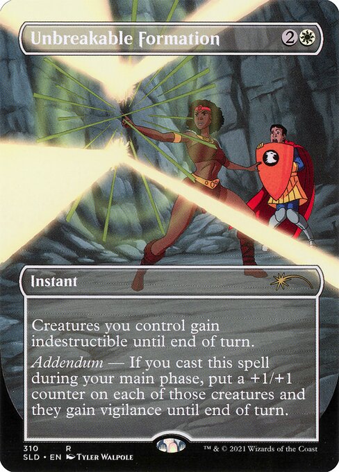 Unbreakable Formation (310) [Secret Lair Drop] [Borderless]