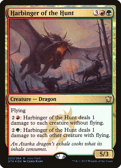 Harbinger of the Hunt (223) [Dragons of Tarkir Promos]