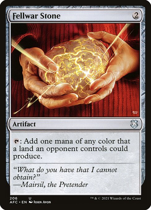 Fellwar Stone (206) [Forgotten Realms Commander]