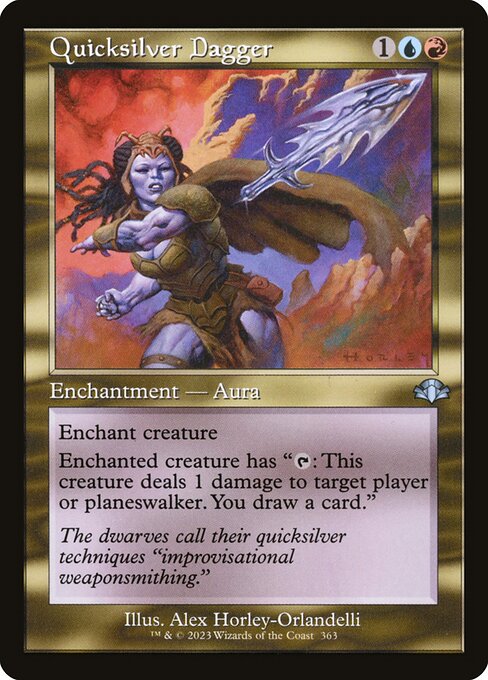 Quicksilver Dagger (363) [Dominaria Remastered]