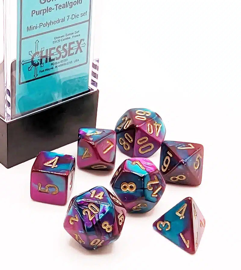 CHX20649 Mini Purple-Teal/Gold Gemini 7PC image 0