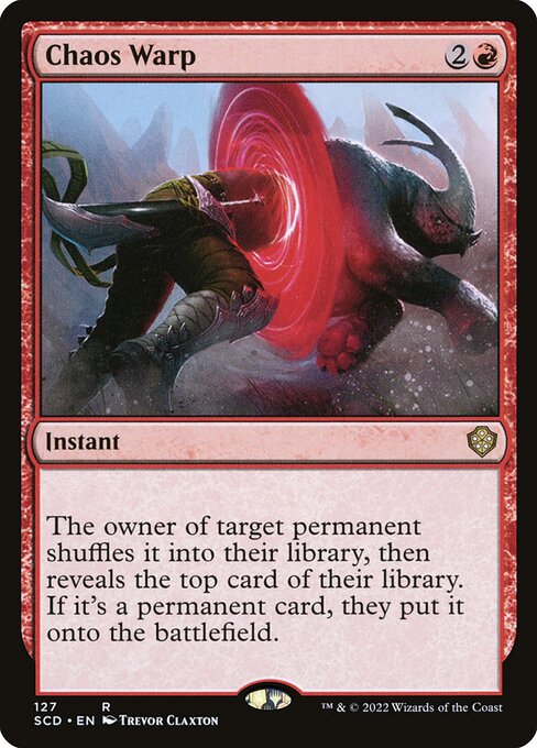 Chaos Warp (127) [Starter Commander Decks]