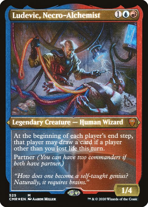 Ludevic, Necro-Alchemist (525) [Commander Legends] [Etched]