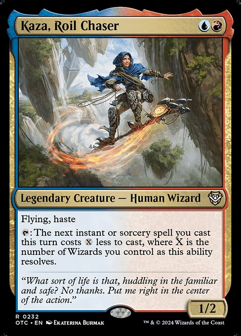 Kaza, Roil Chaser (232) [Outlaws of Thunder Junction Commander]