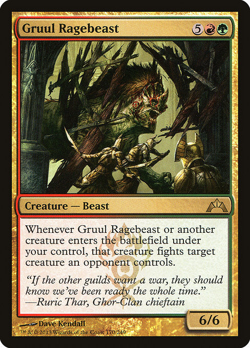 Gruul Ragebeast (170) [Gatecrash]