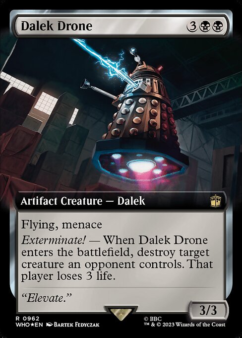 Dalek Drone (962) [Doctor Who] [Extended Art]