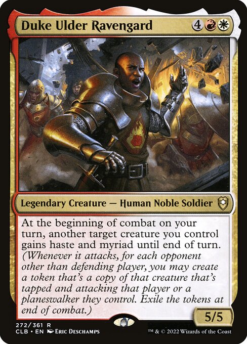 Duke Ulder Ravengard (272) [Commander Legends: Battle for Baldur's Gate]