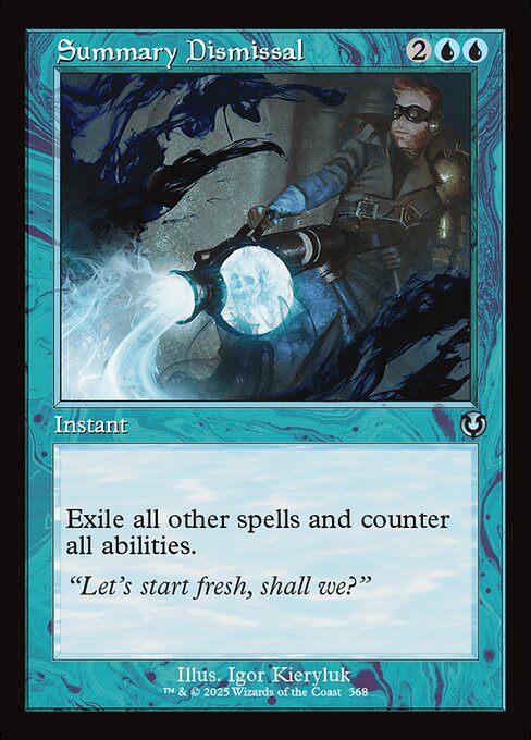 Summary Dismissal (368) [Innistrad Remastered]