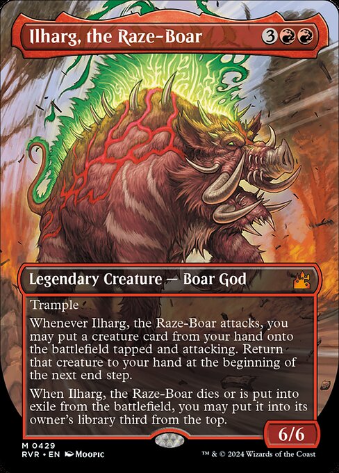 Ilharg, the Raze-Boar (429) [Ravnica Remastered] [Borderless]