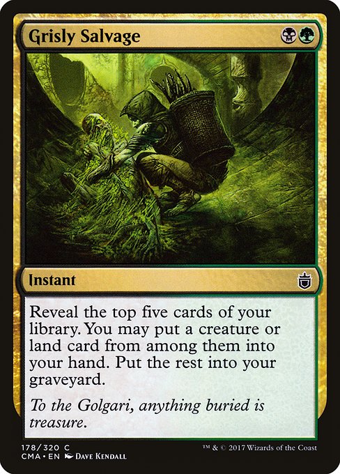 Grisly Salvage (178) [Commander Anthology]