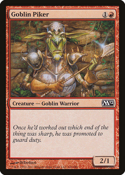 Goblin Piker (141) [Magic 2012]