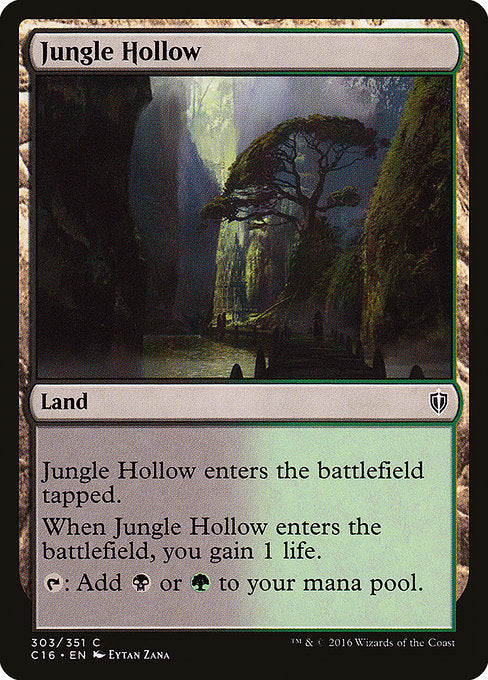 Jungle Hollow (303) [Commander 2016]