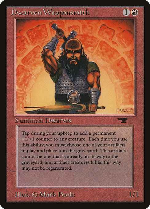 Dwarven Weaponsmith (25) [Antiquities]