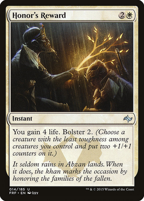 Honor's Reward (14) [Fate Reforged]