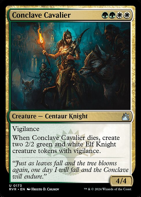Conclave Cavalier (173) [Ravnica Remastered]