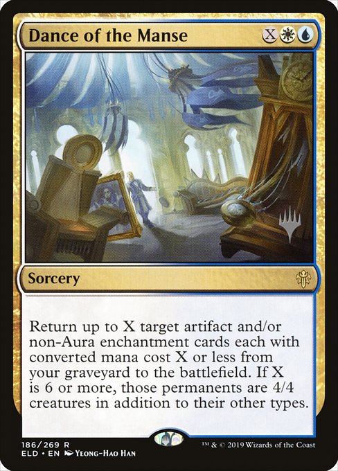 Dance of the Manse (186p) [Throne of Eldraine Promos]