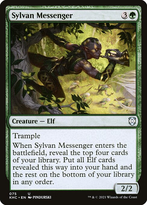 Sylvan Messenger (75) [Kaldheim Commander]