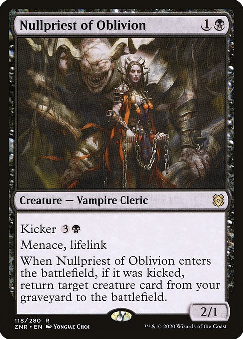 Nullpriest of Oblivion (118) [Zendikar Rising]