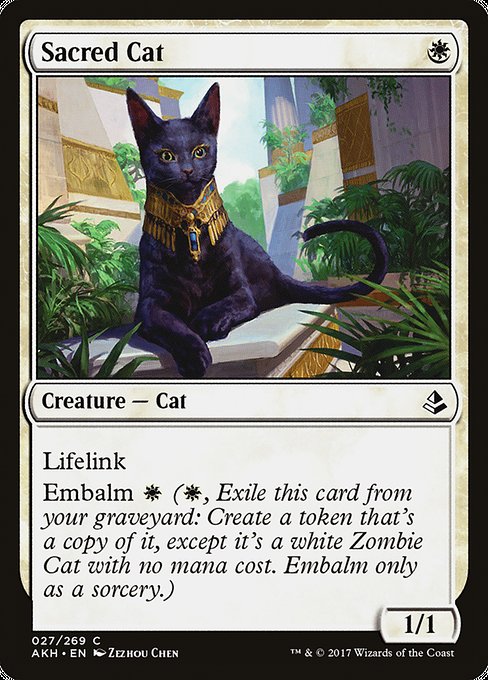 Sacred Cat (27) [Amonkhet]