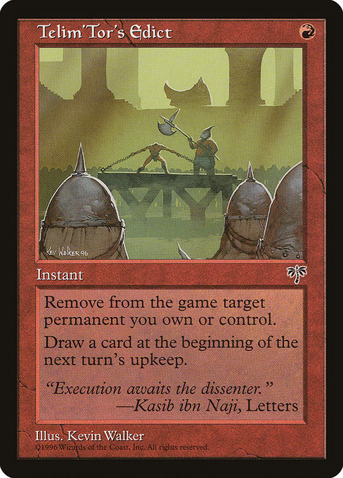 Telim'Tor's Edict (198) [Mirage]