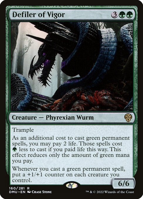 Defiler of Vigor (160) [Dominaria United]