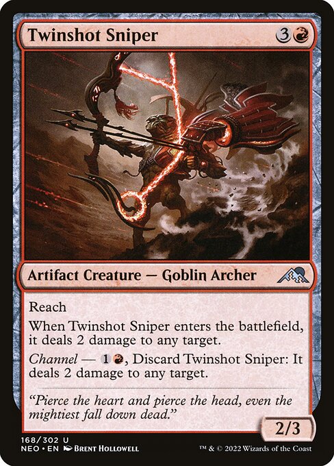 Twinshot Sniper (168) [Kamigawa: Neon Dynasty]