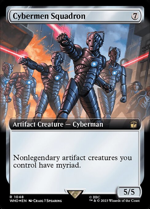 Cybermen Squadron (1048) [Doctor Who] [Extended Art]
