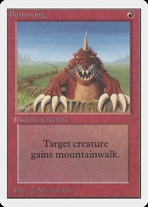 Burrowing (139) [Unlimited Edition]