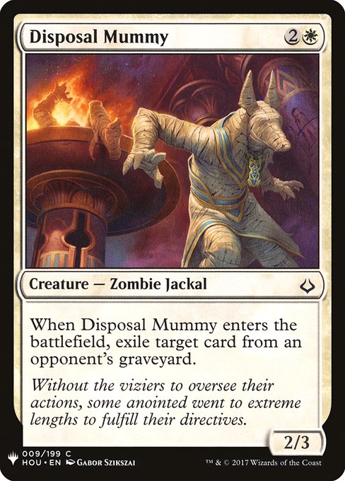 Disposal Mummy (HOU-9) [The List]