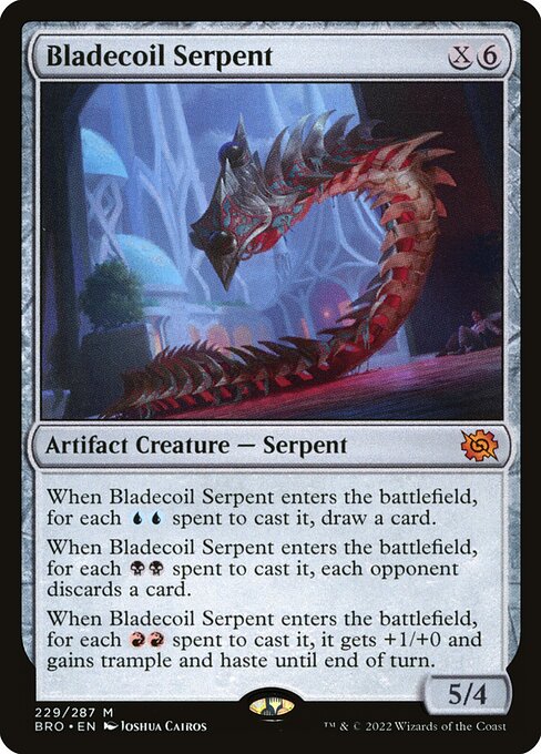 Bladecoil Serpent (229) [The Brothers' War]