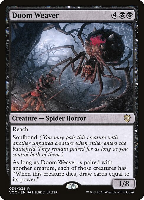 Doom Weaver (34) [Crimson Vow Commander]