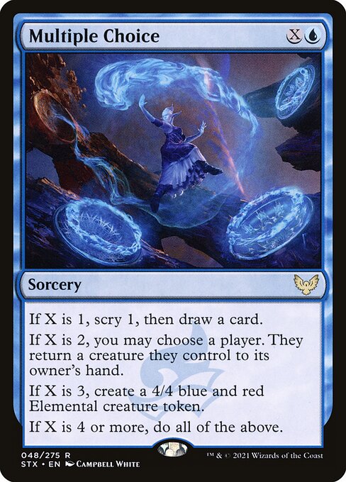 Multiple Choice (48) [Strixhaven: School of Mages]