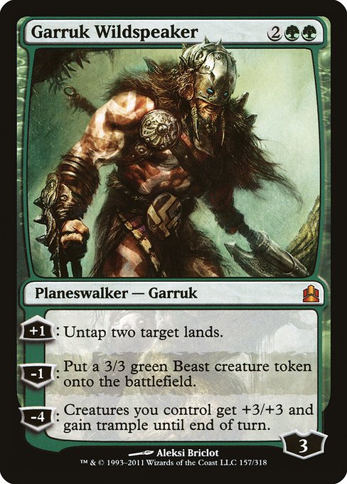 Garruk Wildspeaker (157) [Commander 2011]