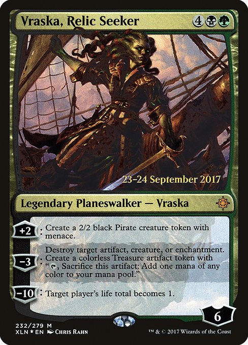 Vraska, Relic Seeker (232s) [Ixalan Promos]